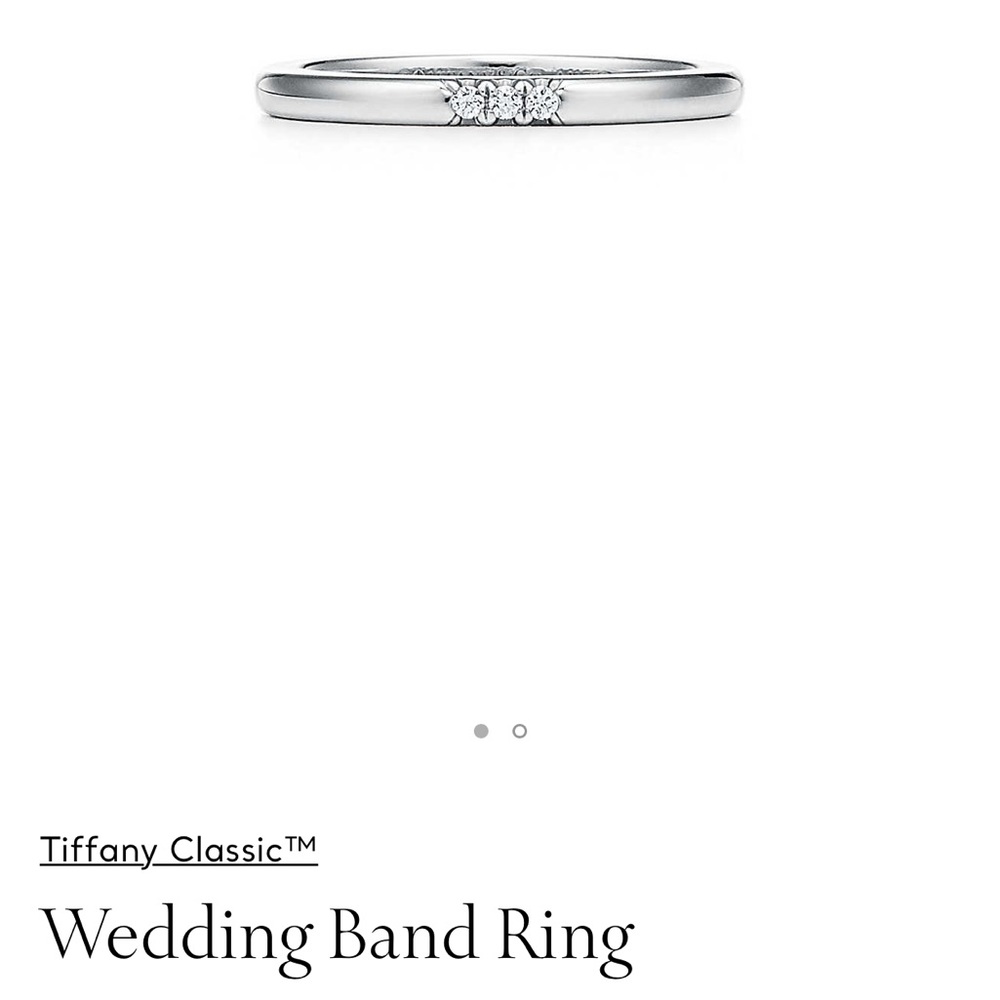 Tiffany Classic 3 Stone Wedding Band
